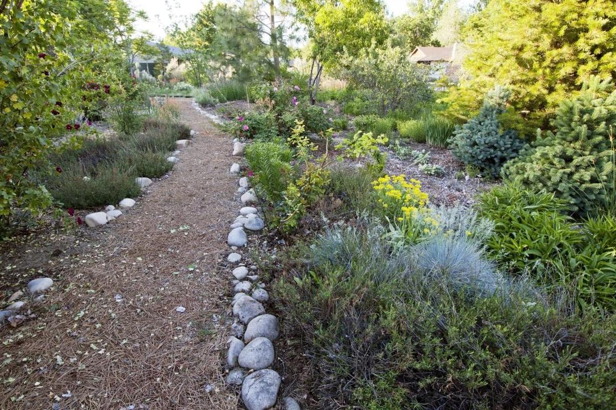 A low-water theme is perfect for southern Idaho gardens.