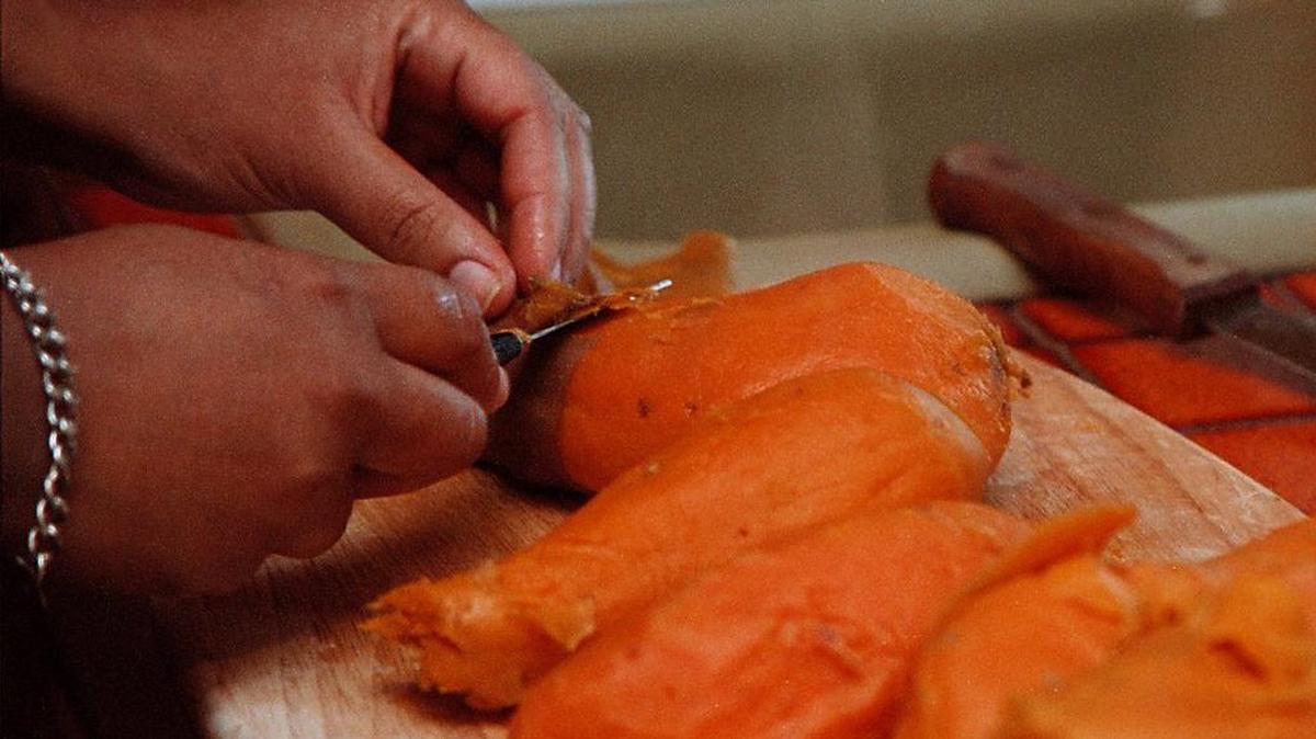 Sweet potatoes are delicious but their vines can overgrow.