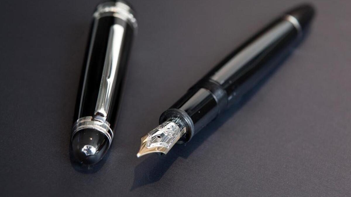 A Meisterstuck diamond fountain pen retails upwards of $500.