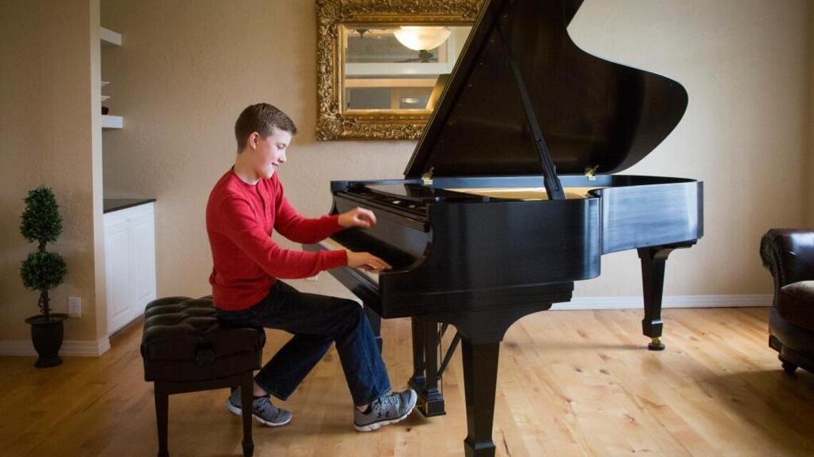 Idaho boy, 12, found his voice at the keyboard. Now he heads to Carnegie Hall.