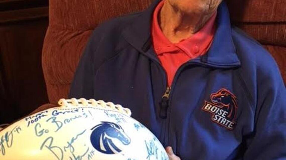 Boise centenarian made Bronco history