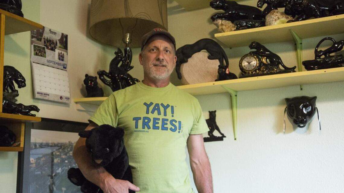 Keep your stamps – this arborist has a panther collection that puts you to shame