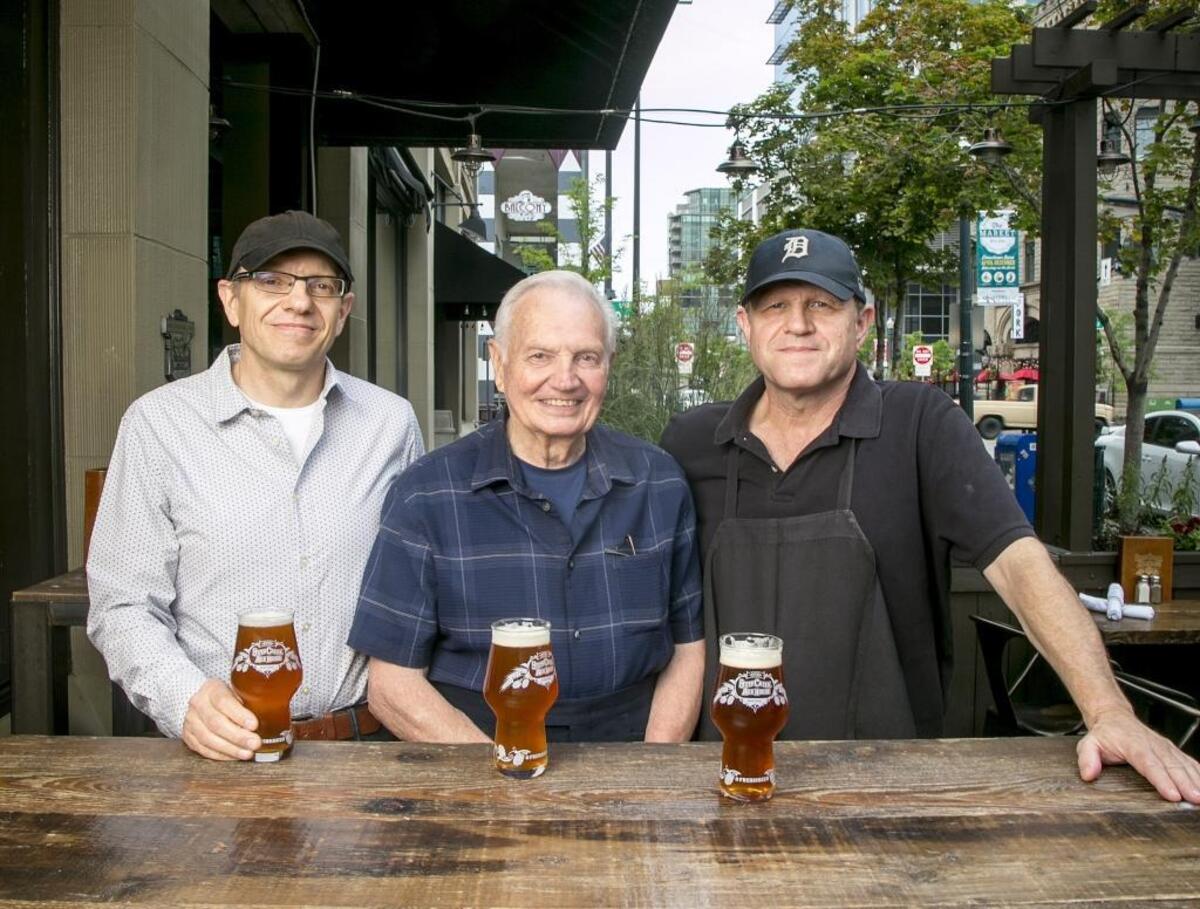 Boise restauranteur Dave Krick, left, and his brother Dale Krick Jr. with their dad, Dale Krick Sr., at Bittercreek Alehouse in Boise. The senior Krick founded the Father’s Day Car Show in Downtown in 2000. Now Dave is bringing it back to Downtown as his Father’s Day gift.