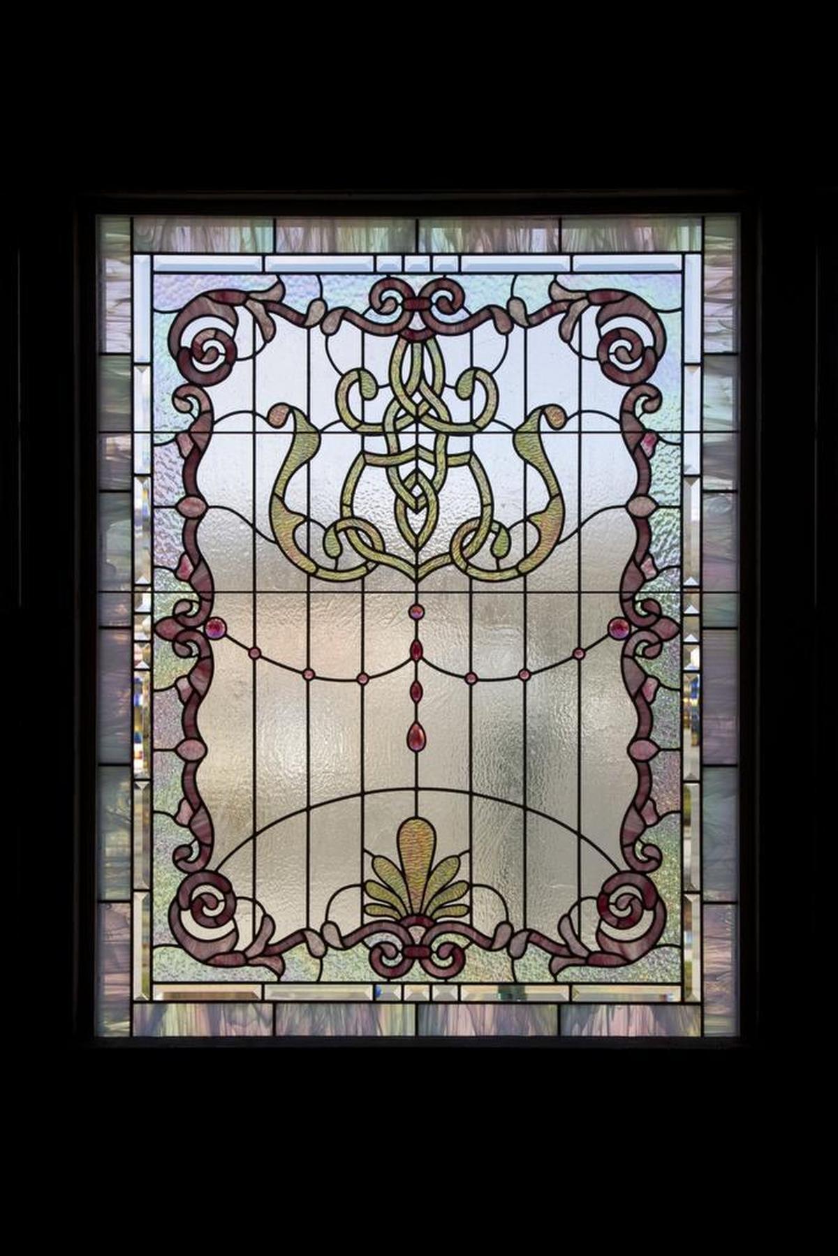 New windows in an old style by Robin Erickson from Legacy Glass Art in Boise.