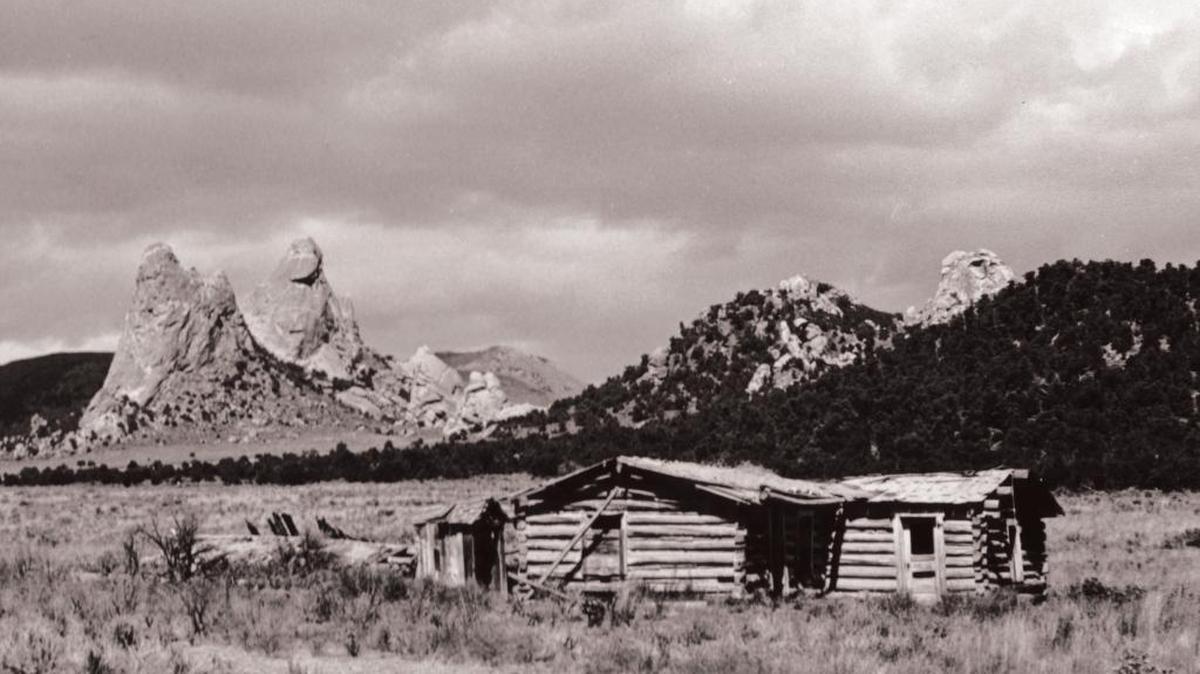 Kelton Station below City of Rocks, founded in 1864, supplied the 232-mile stage road between Boise and Kelton.