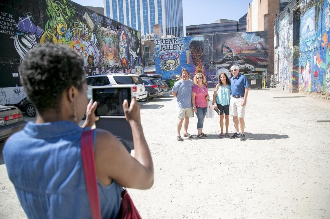Part of the culture aspect of Indulge Boise’s tours includes a side trip to the Freak Alley Gallery in Downtown Boise.