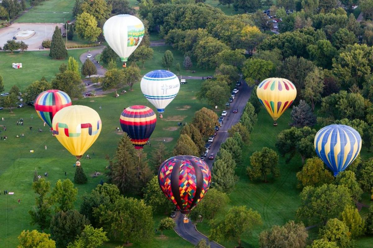 Ann Morrison Park is the site of the Spirit of Boise Balloon Classic.
