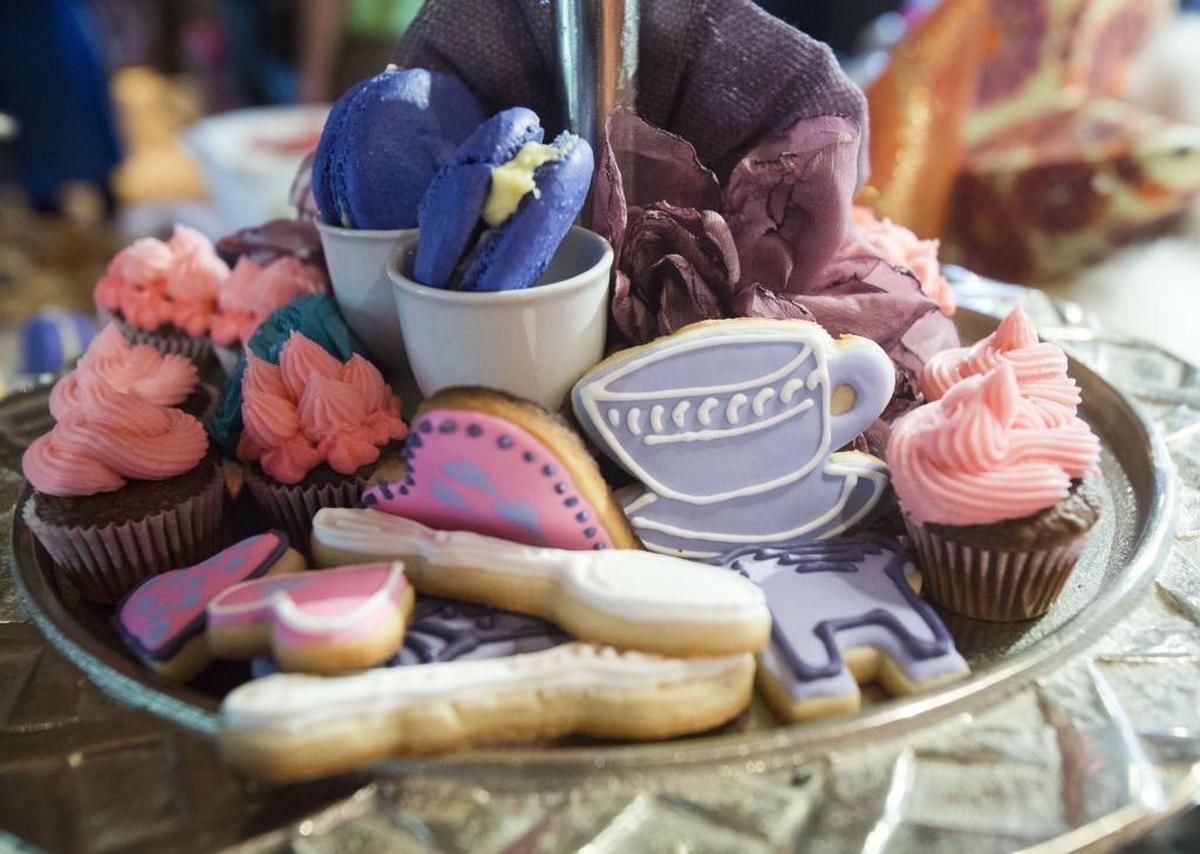 There’s sugar and spice and sweets, from sugar cookies to cupcakes and macaroons. All homemade, of course.