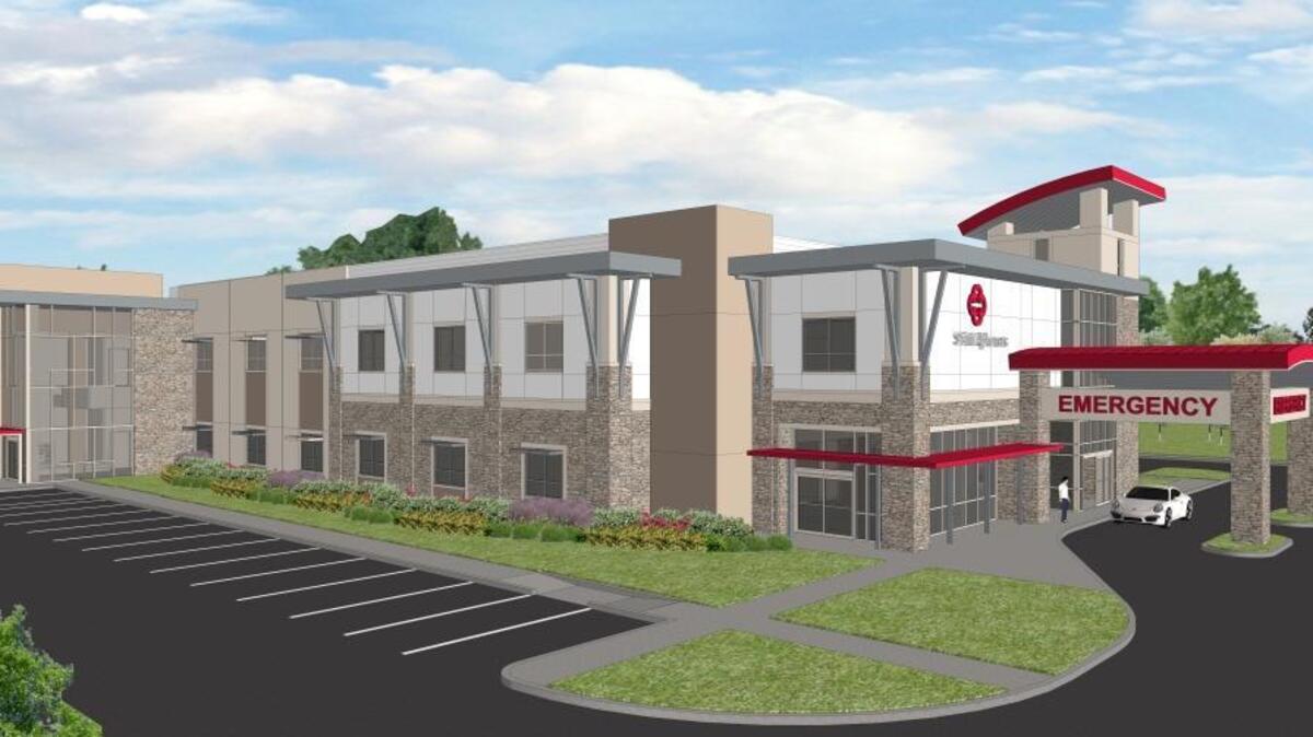 This is a rendering of the small hospital Saint Alphonsus plans to open next year.