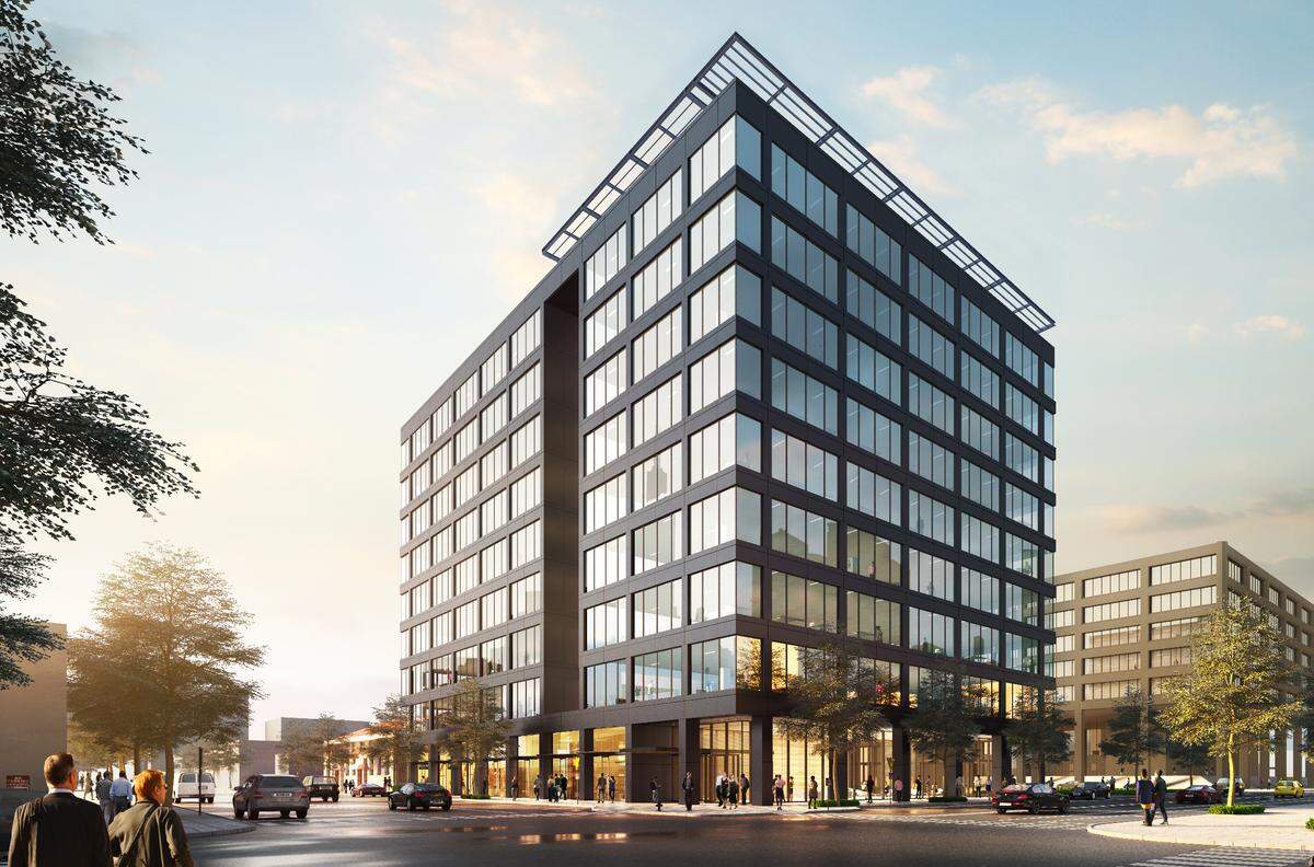Development firm Rafanelli & Nahas plan a 10-story office building at 11th and Idaho streets in Downtown Boise. “It’s a great location. It’s the best location Downtown,” said Scott Schoenherr, a partner at the company. In this artist’s rendering looking northwest, the Boise Plaza is in the background at right.
