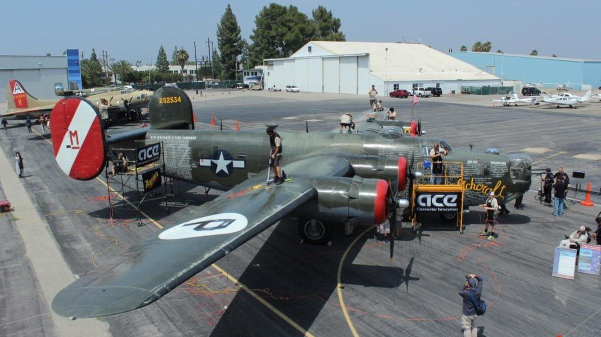 This is the second year a team from Boise’s Apex Detailing plans to travel to an air museum in Santa Ana, California, to help maintain this B-24J bomber from World War II.