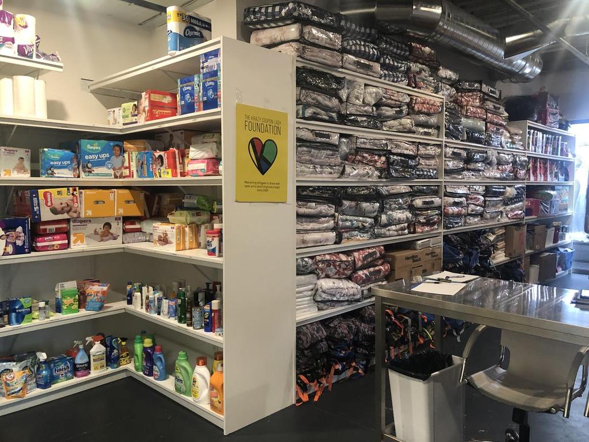 The Krazy Coupon Lady Foundation works with the International Rescue Committee in Boise and other organizations to donate inventory. Full-time foundation coordinator Makambo Dimathas is someone founder Joanie Demer and Heather Wheeler met while working with IRC.