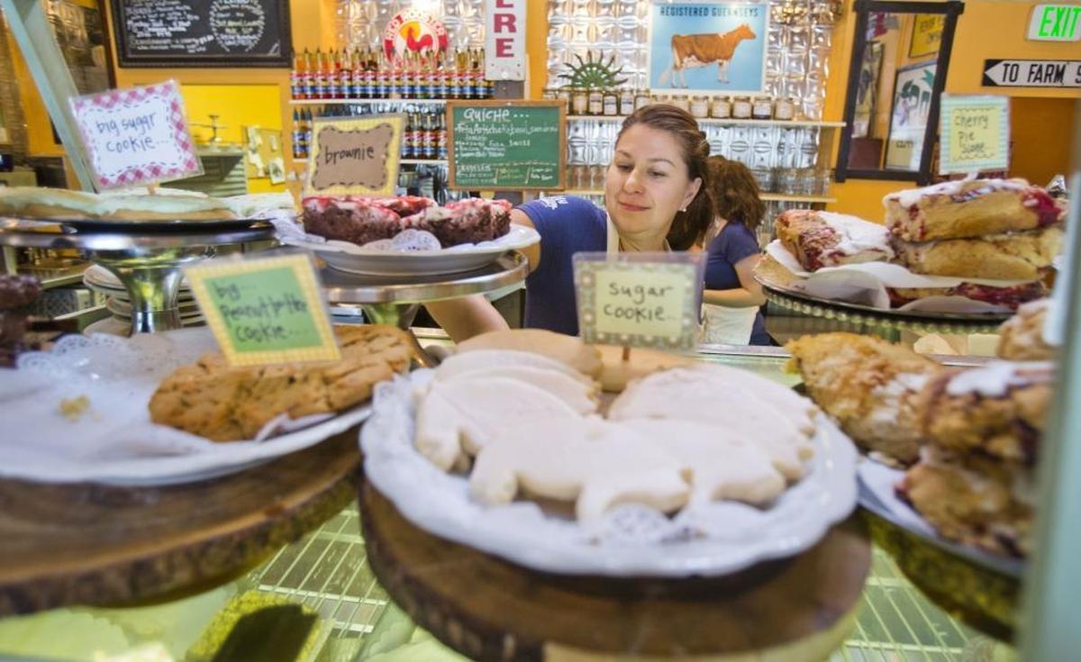 Owner Sarah Fendley at work in 2016 in her Big City Coffee shop in downtown Boise.