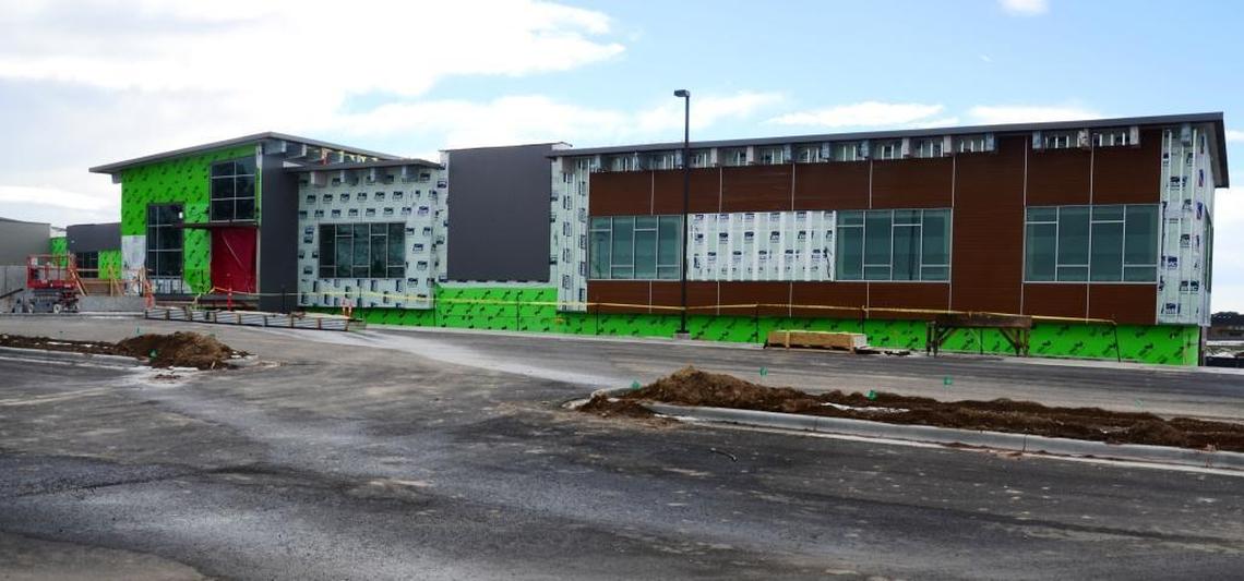 The South Meridian Family YMCA is under construction next to Hillsdale Elementary School. The Y, which is scheduled to open May 25, will have partnerships with the West Ada School District and St. Luke’s Health System.