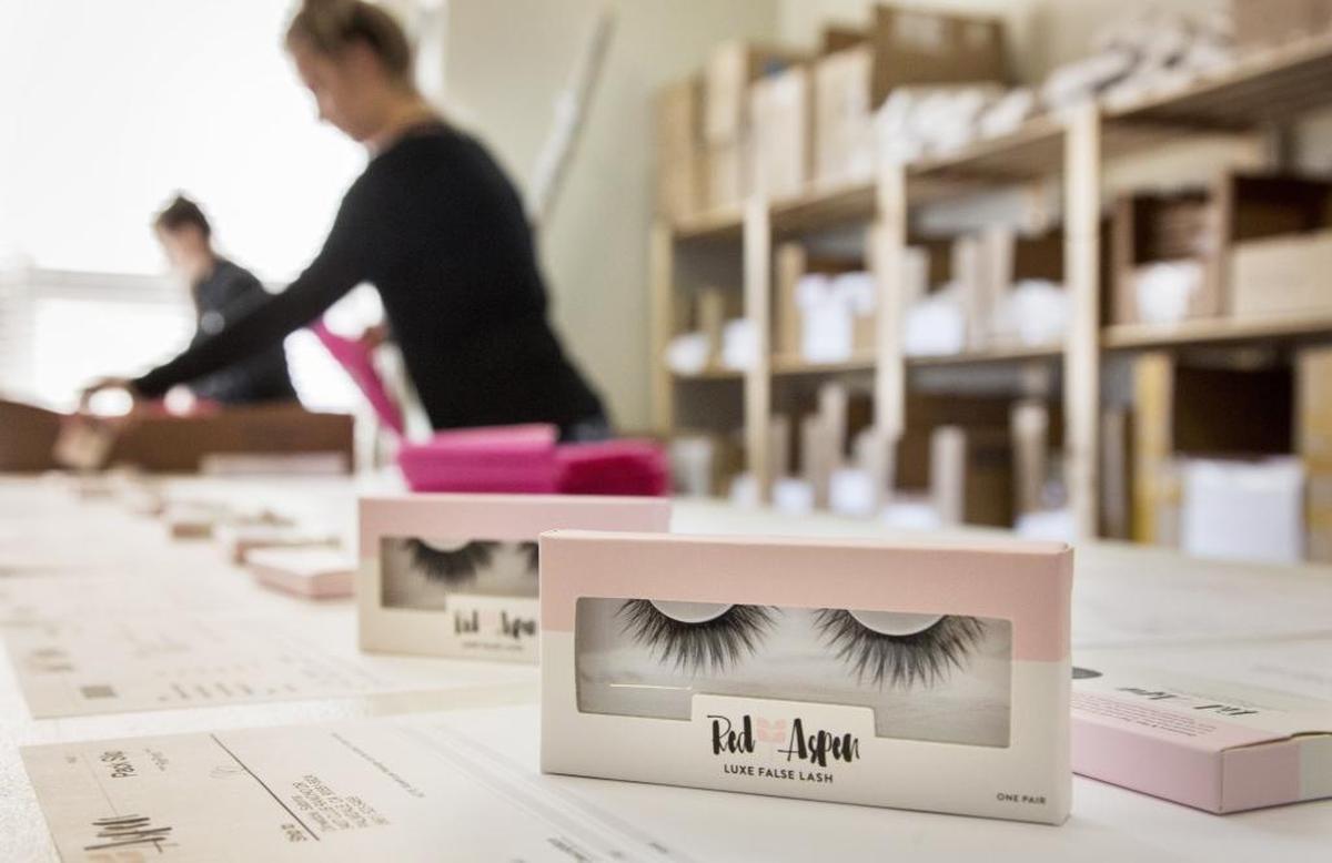 One of Boise’s fastest growing startups is Red Aspen, which launched a product line of false eyelashes in October. Five months later, it reports reaching $1 million in sales.