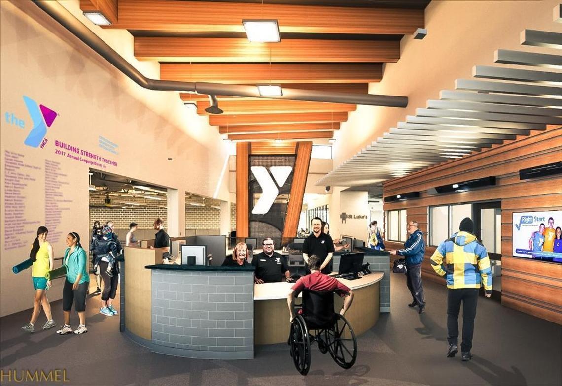 What the welcome desk will look like.