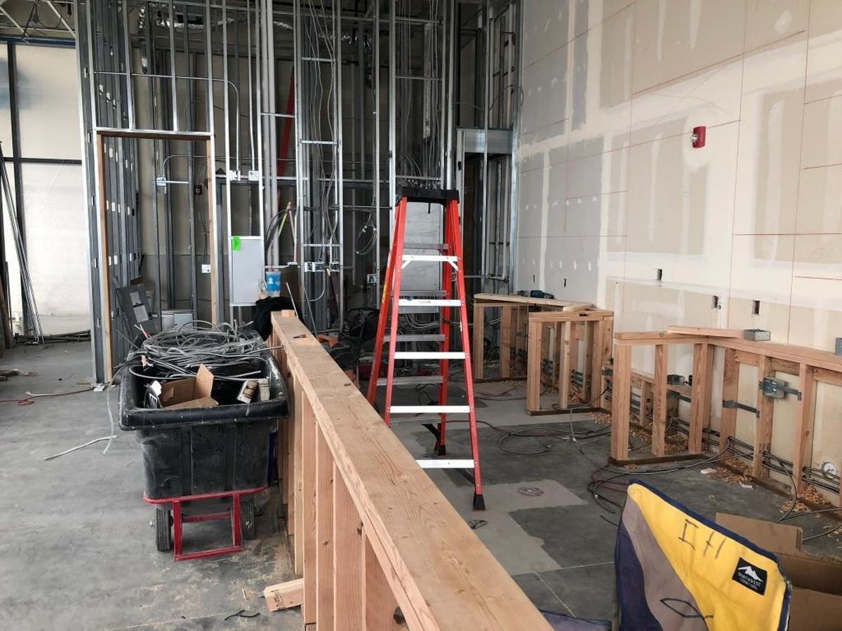 The new wine bar and tapas restaurant coming from The Modern Hotel and Bar is in the early construction stage at The Watercooler Apartments, 14th and Idaho streets. It’s slated for a mid-March opening.