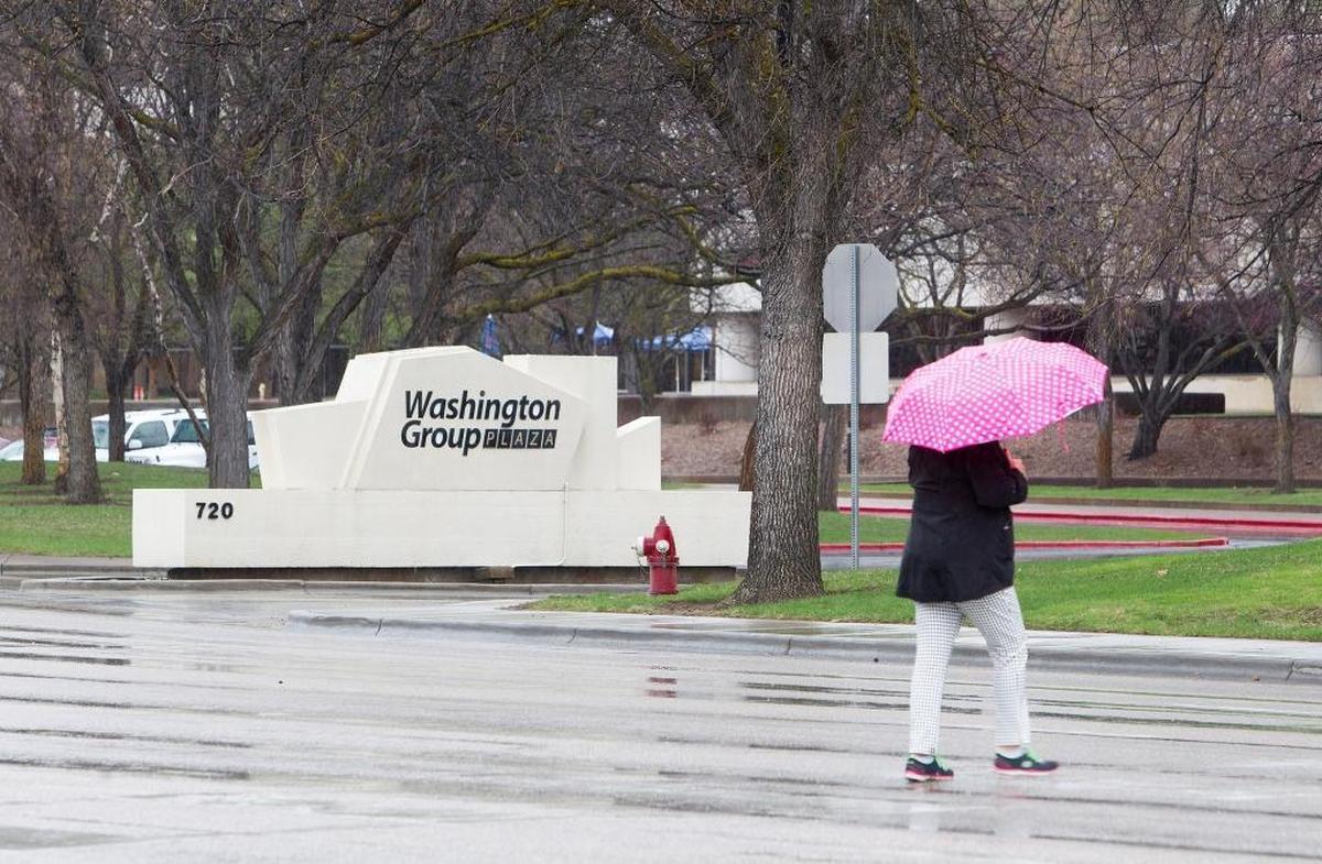 The Washington Group Plaza campus on Parkcenter Boulevard east of Broadway Avenue.