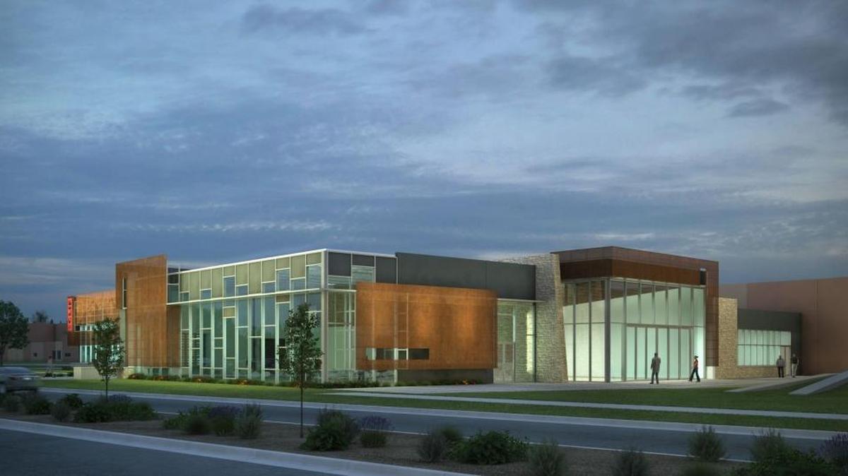An architect’s rendering of the Clif Bar plant being built in Twin Falls.