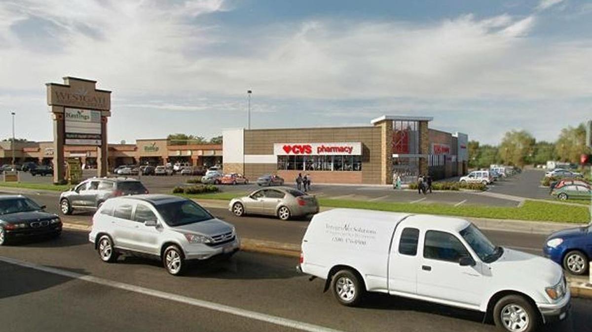 This artist’s rendering of the CVS Pharmacy planned for the Westgate Shopping Center in Boise will cost between $6 million and $8 million, the developer said.