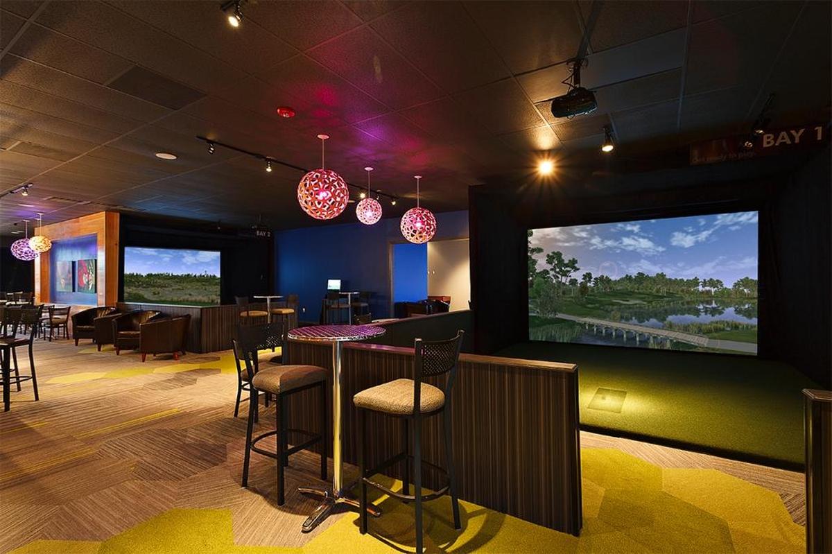 Boiseans Chad and Melisa Evans say the look and feel of their Back 9 Indoor Golf business will be similar to this.