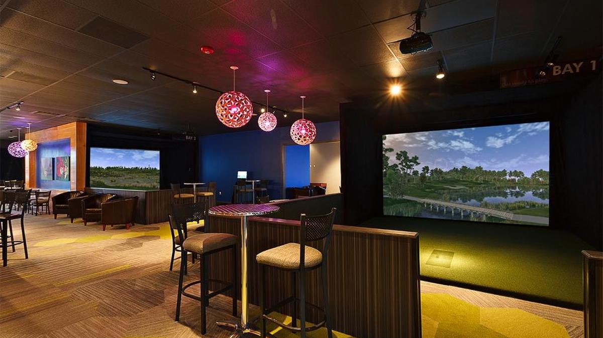 Boiseans Chad and Melisa Evans say the look and feel of their Back 9 Indoor Golf business will be similar to this.