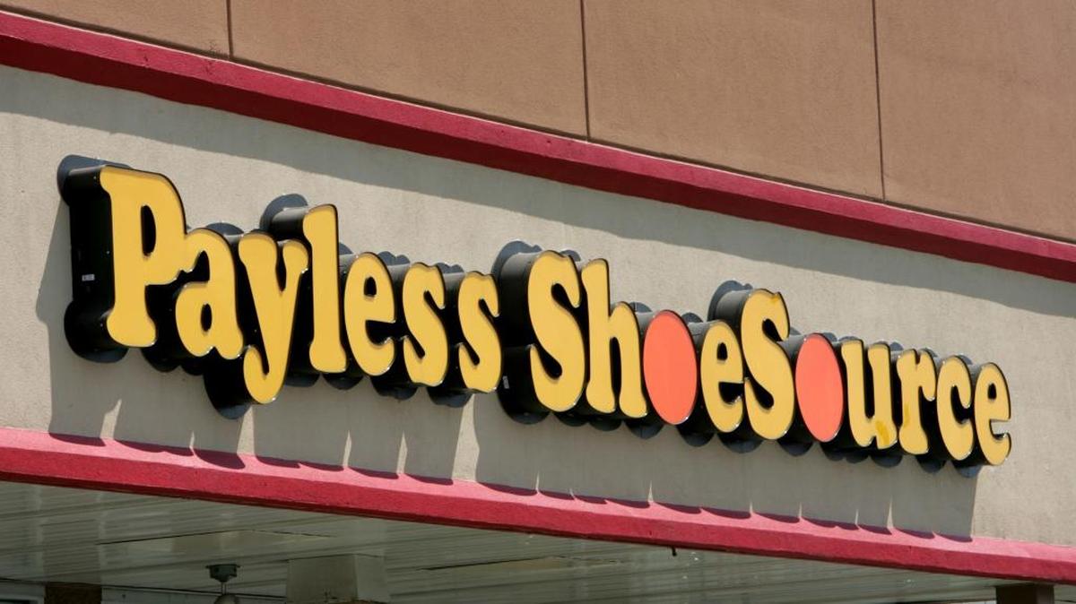 This 2006 photo shows a Payless storefront in Philadelphia. Payless ShoeSource has filed for Chapter 11 bankruptcy protection and said April 4 that it will immediately close nearly 400 stores as part of the reorganization.