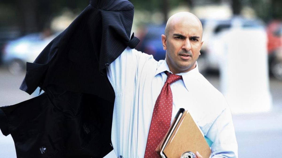 Neel Kashkari, then assistant secretary of the Treasury Department, arrives on Capitol Hill in September 2008.