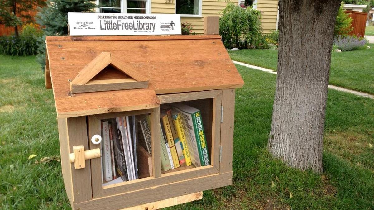 A former Little Free Library on Boise’s North End. There are dozens of these in the Treasure Valley, according to LittleFreeLibrary.org.