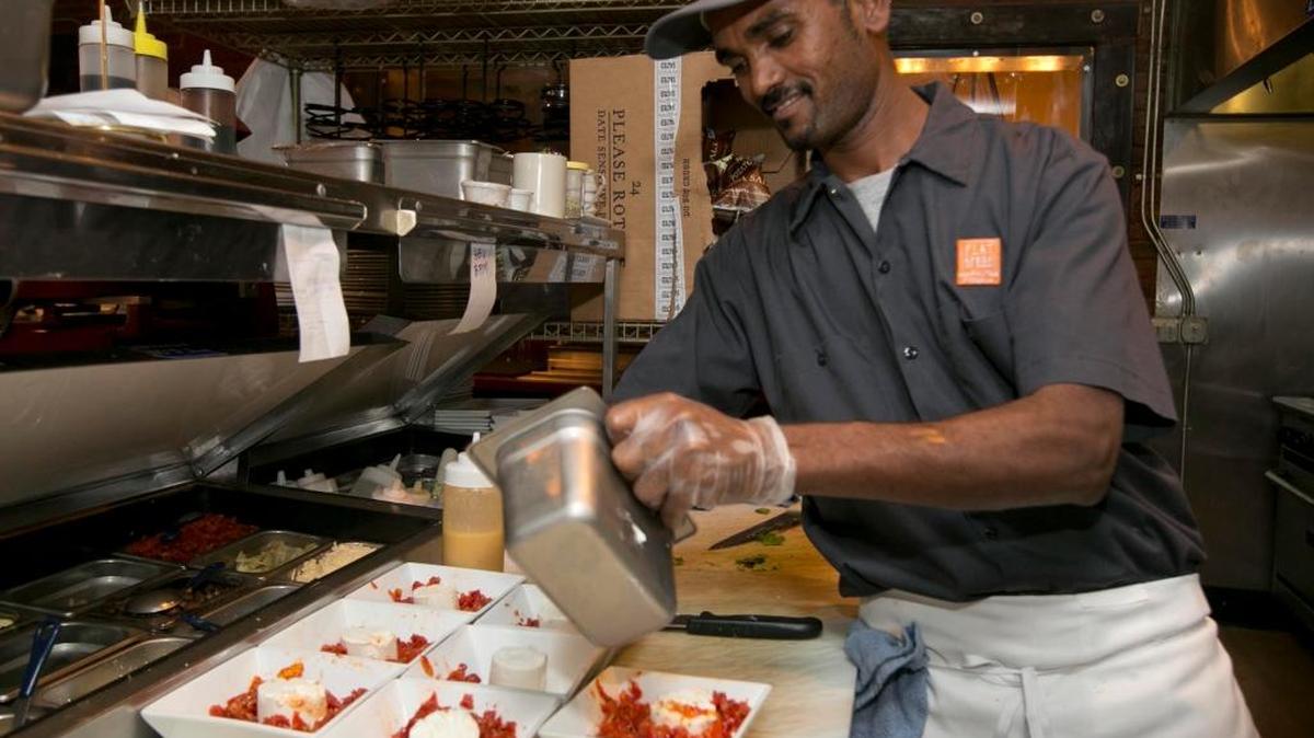 Awot Haile, 33, a refugee from Eritrea, came to Boise in 2010. He learned English and kitchen skills at the nonprofit Create Common Good.