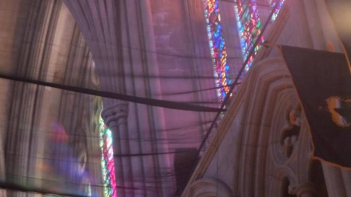 A window at the National Cathedral in Washington, D.C.