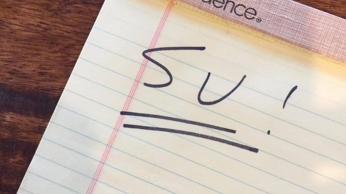 Nancy Napier explains why one executive writes these letters when he is in a meeting.