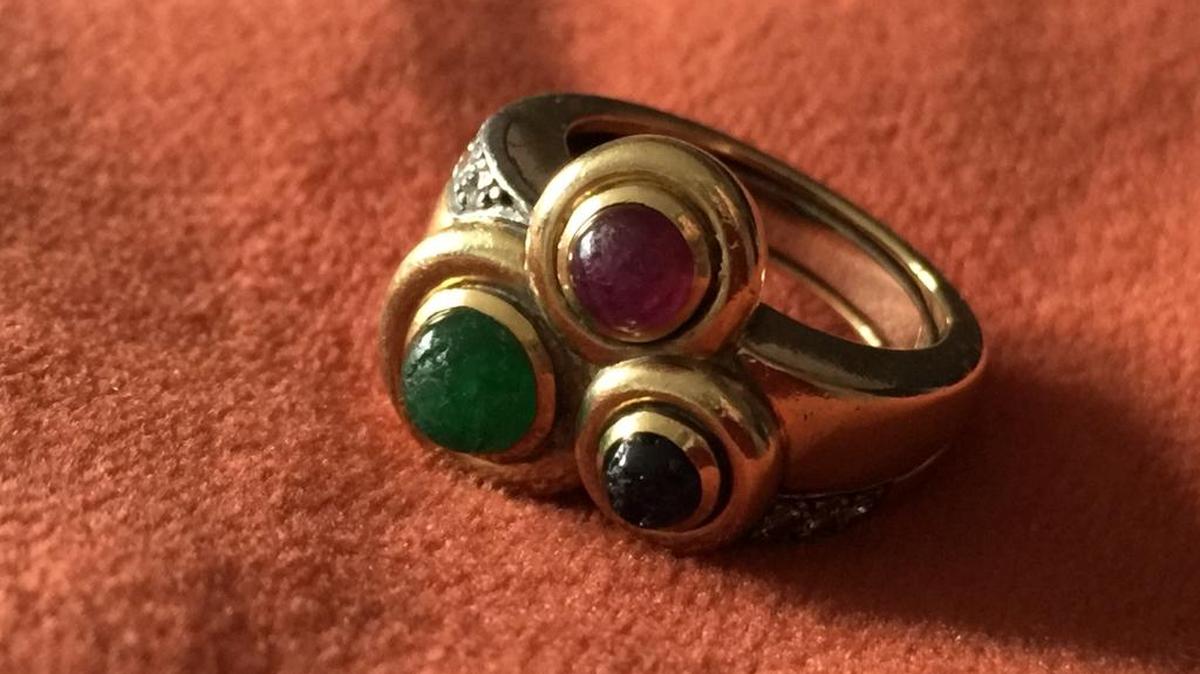 The ring that reminds Nancy Napier of the big parts of her life.