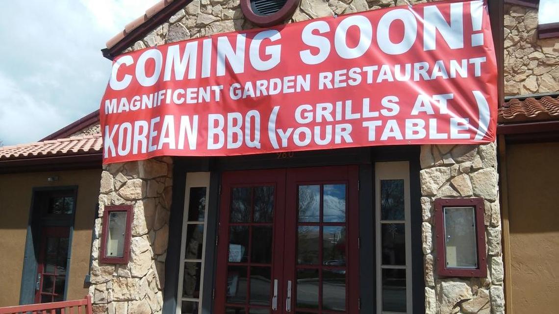 The Magnificent Garden Restaurant will open sometime next year, after the building near Home Depot on Milwaukee Street has been outfitted for in-table grills.
