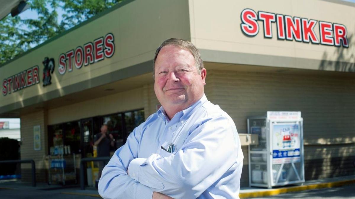 Charley Jones, co-owner of Stinker Stations, at one of his Boise convenience stores in 2015. Stinker had just opened a new store in Meridian.