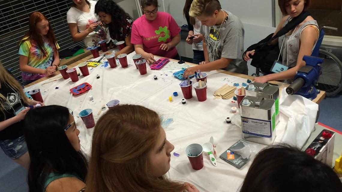 Boise State University has been building its science, technology, engineering and math programs to become a university known for its STEM education. They have several programs, such as E-Girls, pictured in this file photo, that support young girls and women entering into STEM fields.
