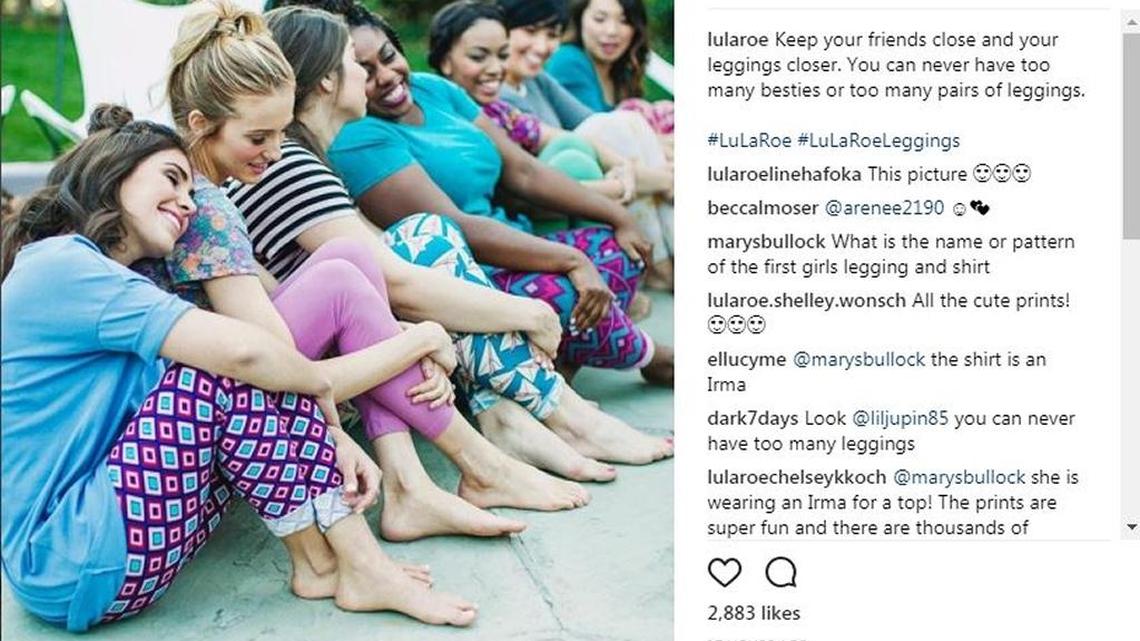 LuLaRoe, the popular retailer of leggings, tops and dresses, faces a class-action lawsuit in California accusing the company of running a pyramid scheme.