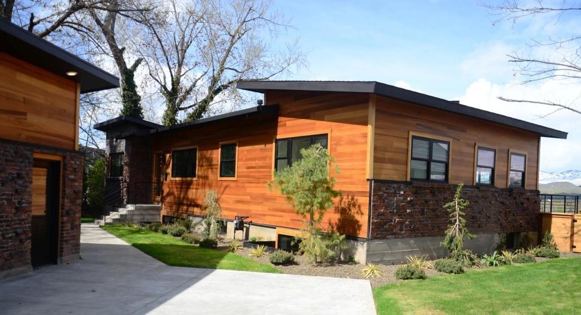 Clint Robertson and Luke Caldwell, owners of Boise-based Timber and Love and stars of the HGTV show “Boise Boys,” renovated this home at 4008 W. Edgemont St., on the Central Rim. The home and the work it took to fix it up will be featured in a six-episode season starting later this month.