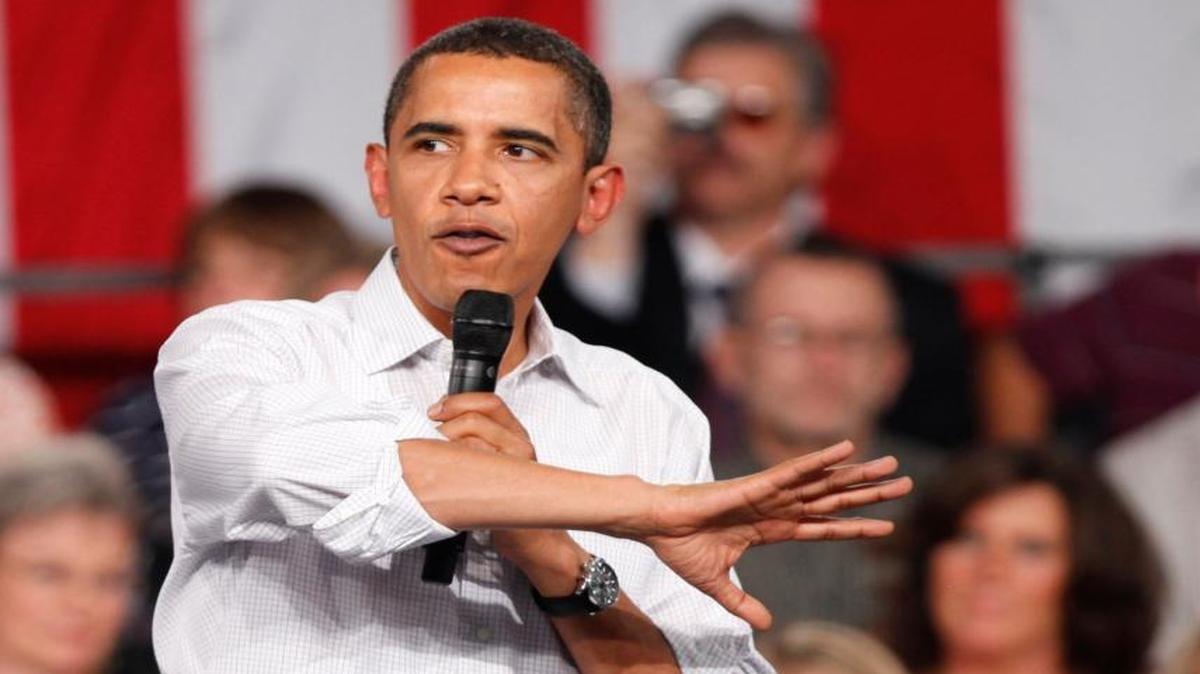 President Obama talks about health care during a town hall meeting in August 2009 in Grand Junction, Colo. While he credited the community with low health-care costs, new data shows private health payments there are high. Some large employers have started working closely with a smaller hospital in town that offers lower prices rather than the large one that dominates the market.