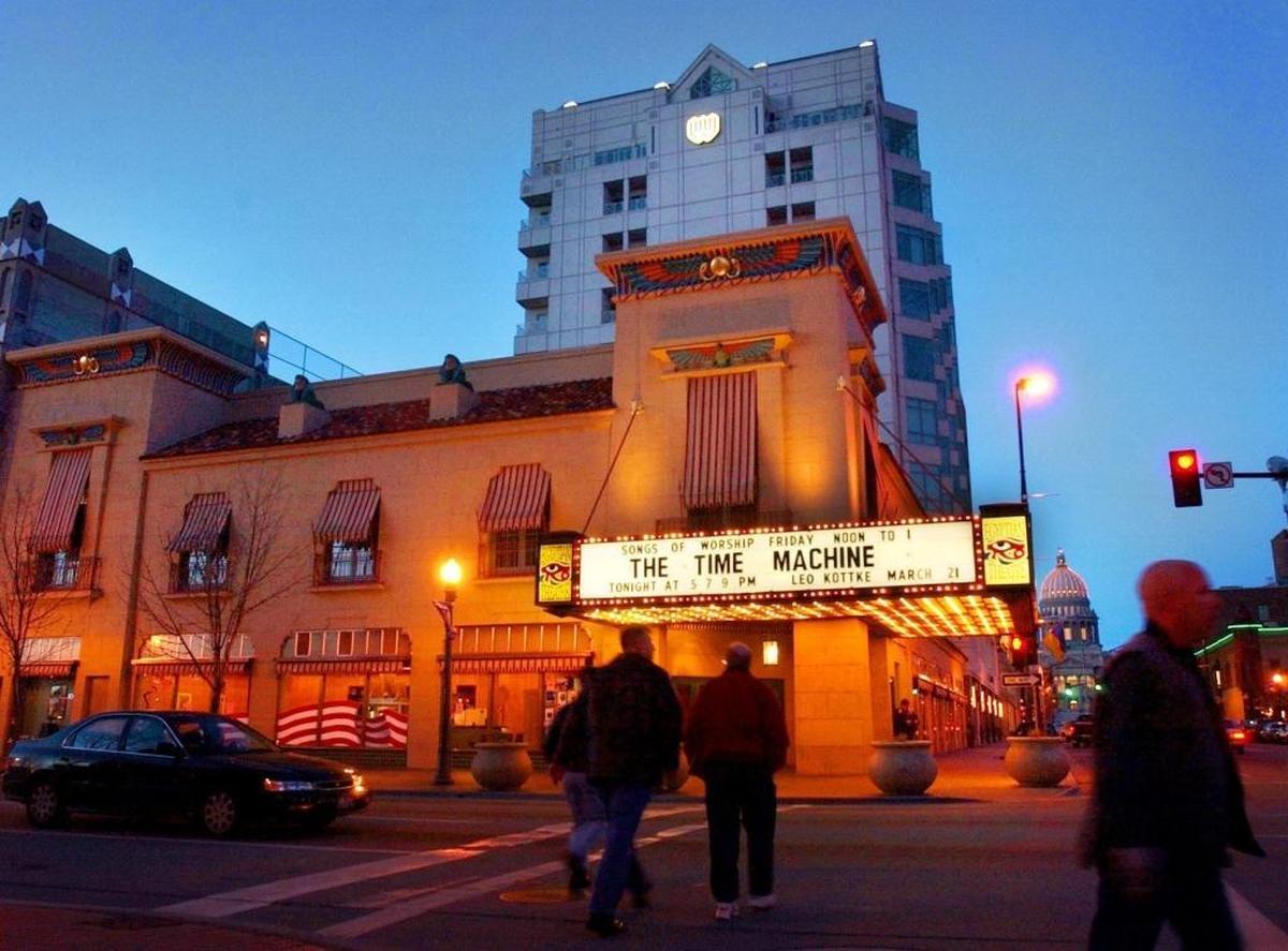 The historic Egyptian Theatre, 700 W. Main St., is one of the city’s iconic buildings.