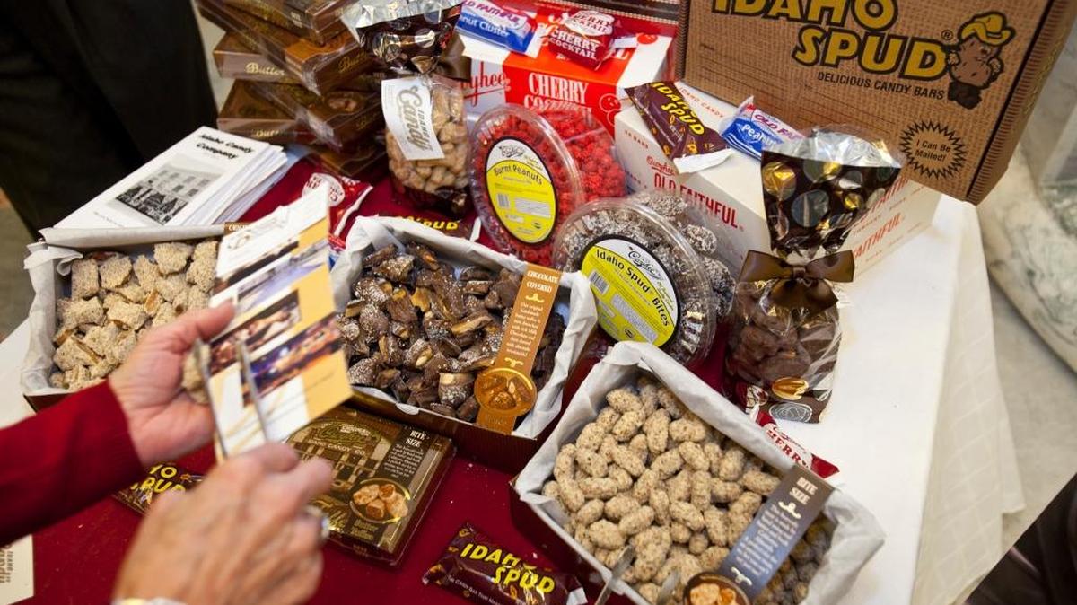 The Idaho Candy Co. table at the Buy Idaho trade show in 2011. Up to 100 businesses are expected to show off their products at the annual show Wednesday, Jan. 20, in the Capitol.