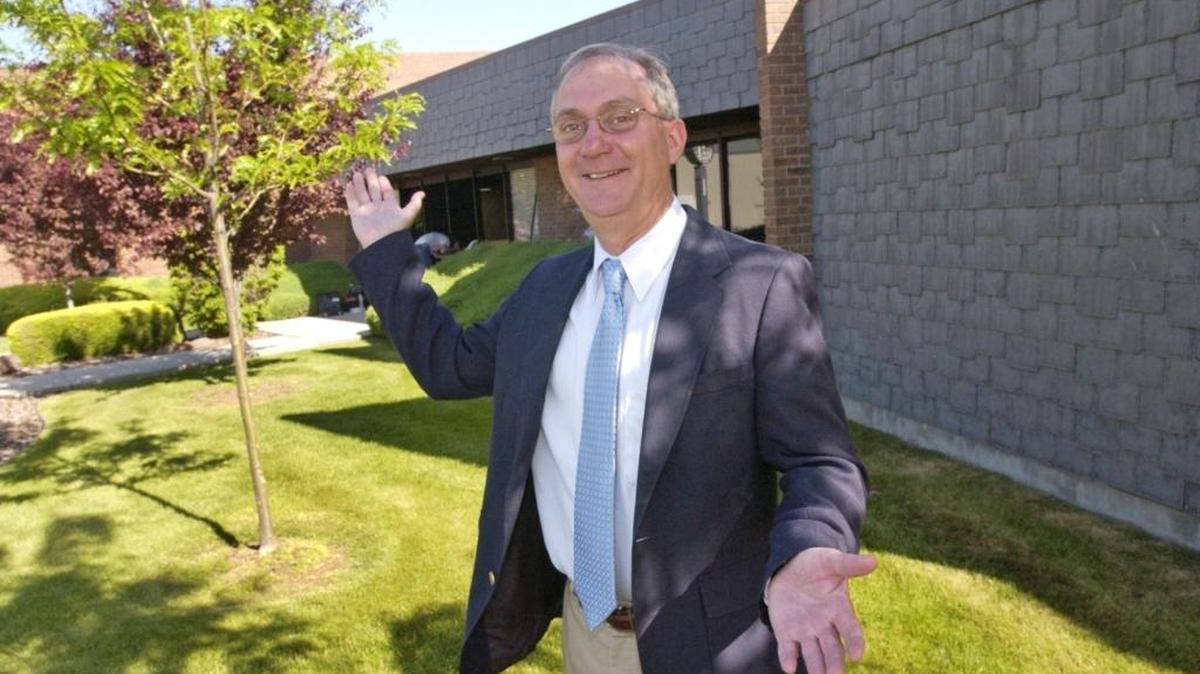 Caldwell Mayor Garret Nancolas gives his State of the City Address on Tuesday, Feb. 28.