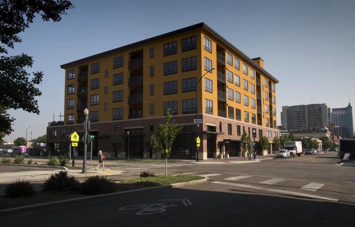 The Afton, contemporary condominiums at the corner of 8th and River streets, is one many new housing options for people wanting to live in Downtown Boise.