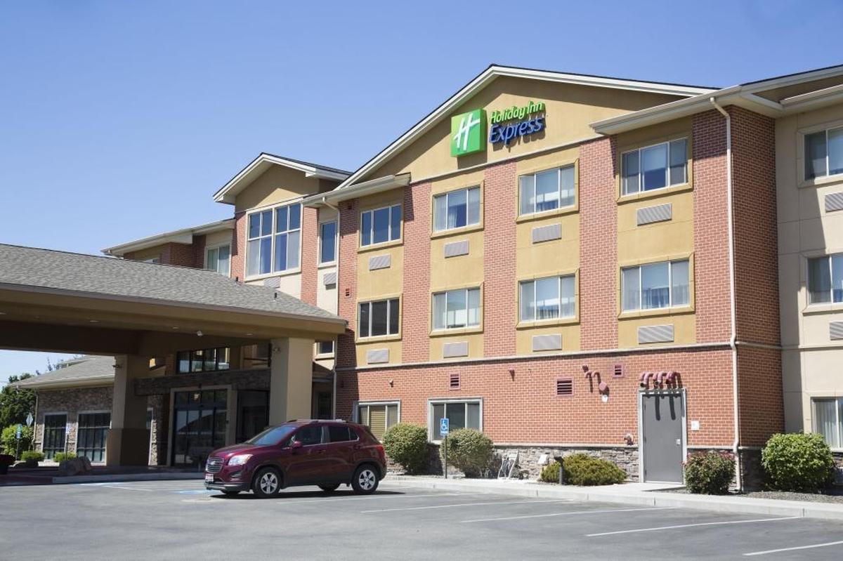 The Holiday Inn Express at 2610 E. Freeway Dr. in Meridian is charging eclipse watchers and other guests $447 a night for a room for two adults on Sunday and Monday. Next weekend, the price falls to $133 a night.