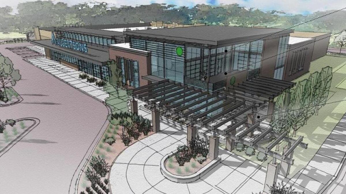 Design of the new Albertsons store on Broadway and Beacon