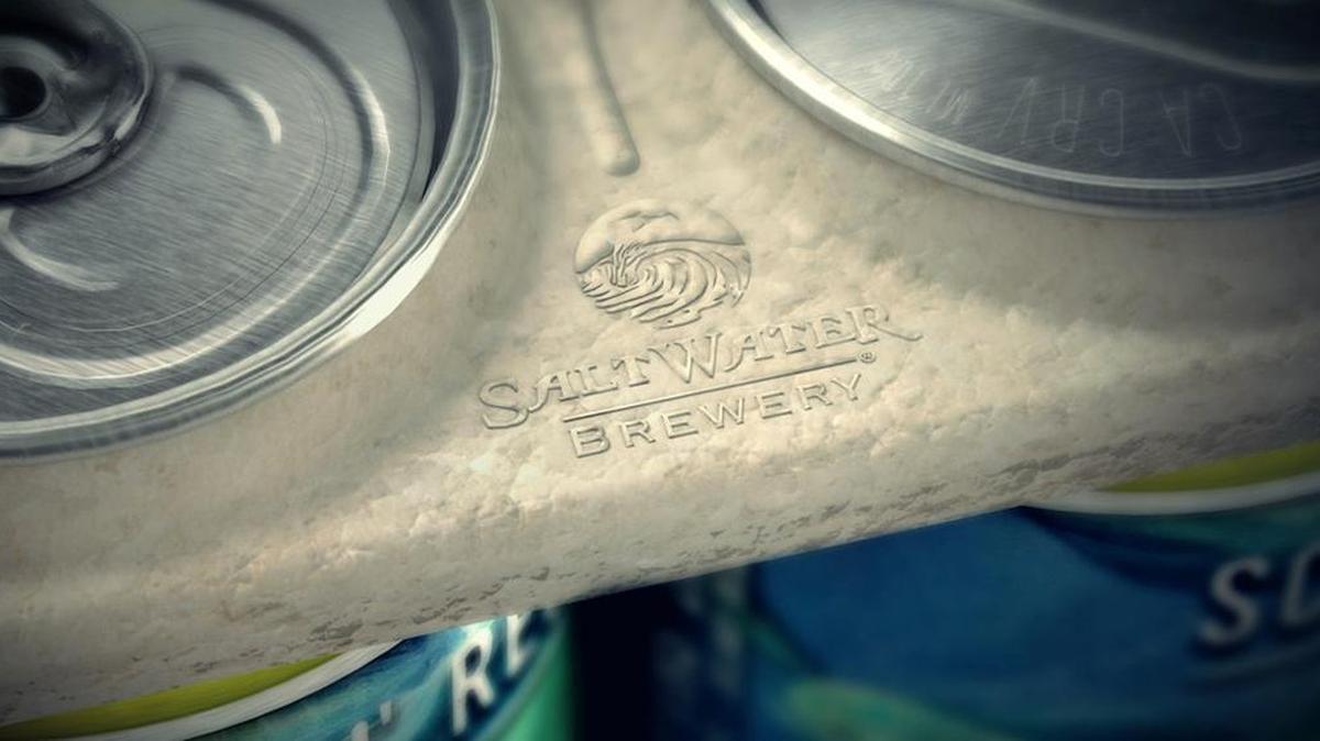 Saltwater Brewery in Florida plans to use biodegradable six-pack rings on its beer. The rings, made from beer byproducts, would be safe for consumption by marine life.