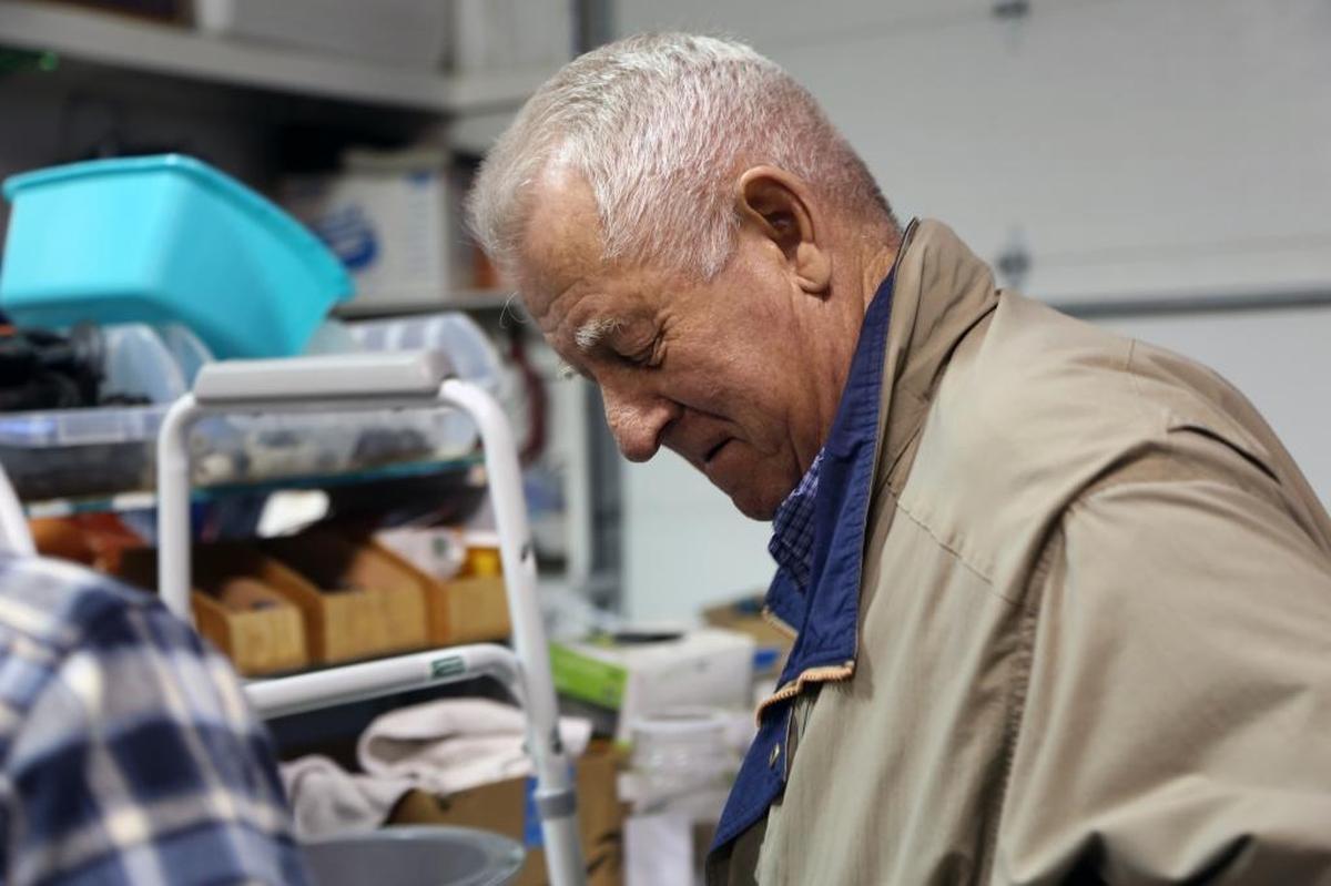 Dale Anderson co-founded the Knights of Columbus Medical Equipment Loan Program 16 years ago. The program’s workshop and warehouse fill a massive outbuilding on his Meridian property.