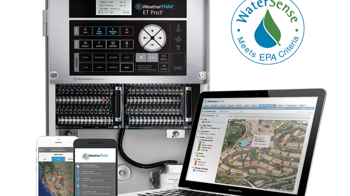 HydroPoint systems manage and reduce waste in outdoor irrigation.