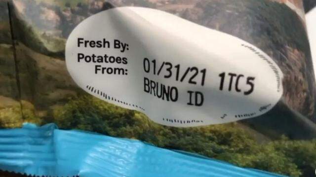 Teton Valley Brands stamps the name of the Idaho community where each bag’s potatoes were grown onto the bag.