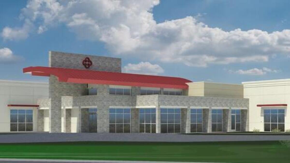 Saint Alphonsus Health System is breaking ground on a new Garrity clinic that will look like this rendering.